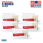 Sagami Condom Original 001 Ultra Thin Condoms 0 01mm  5pcs X 5boxes  Us Seller