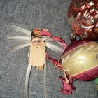 Lot Of 7 Antique Glass Christmas Ornaments