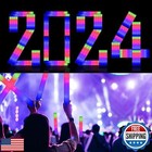 30 Pcs Led Light Up Foam Sticks Party Favors Glow Sticks With 3 Modes For Glo