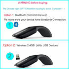 Silent Wireless Folding Mouse For Microsoft Computer Bluetooth-fit Mouse Mice
