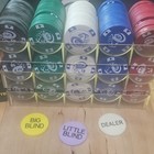 Ken Warren Texas Hold  em Poker Chip Set W Book  Dealer Big little Blind Buttons