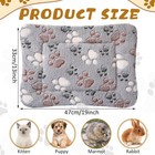 Small Animal Bed Mat 4 Pack Reversible Fleece Guinea Pig Hamster Soft Washable