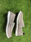 Crocs Walu Slip-on Loafers Men   s Size 8 Taupe Gray Canvas Casual Comfort Shoes