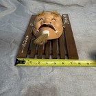 Vintage Japanese  okina  Mask With Hanger Frame