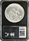 1948 Mexico Silver 5 Pesos S5p Cuauhtemoc Ngc Ms62
