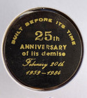 Canadian Wooden 5 Nickel 25th Anniversary Of Its Demise  1959-1984