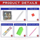 Diamond Painting  Pig Diamond Art Kits Adults Diy Drill Round Crystal Rhinestone