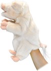 Bh7339 Hansa Hand Puppet Pig Plush Stuffed Animal