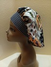 Tribal Patchwork Women s Bouffant Surgical Scrub Hat cap Handmade
