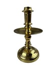 Vintage Colonial Williamsburg Virginia Metalcrafters Solid Brass 4    Candlestick