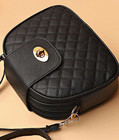Womens Soft Leather Shoulder Crossbody Bag Work Travel New Ladies Handbag Black
