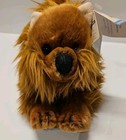 Vtg Toys r us Animal Alley Pomeranian Brown Plush Stuffed Animal With Tags 13 