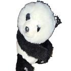 Hansa Portraits Of Nature Panda Bear Plush Stuffed Animal Black   White 3  Small