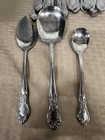 54 Lot Hull Lady Dauphine Silverware Stainless Japan Aaa Floral Rose Vtg Flatwar
