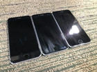  lot Of 3  Apple Iphone 6  a1549  space Gray 16gb   Read- For Parts