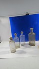 Antique Vintage 5 Misc Glass Apothecary Medicine Bottles 1900s All 5 1 Price