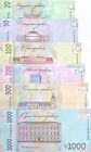 Ukraine Set 6 Unc 20 50 100 200 500 1000 Hryven 2021 30th Comm  P 129 130 - 134