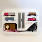 Bachmann Highballer N Scale Electric Train Set Santa Fe Locomotive W Extra Trax