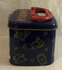 Vintage 1996 Sanrio Pekkle Tin Metal Trinket Box Korea Red Plastic Handle