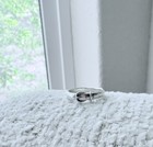 Artisan Made Sterling Silver Buckle Ring Size 8