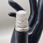 Antique Sterling Silver Thimble By James Swann Birmingham 1897
