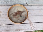 Antique 19th Cent Rope Tension Wood Snare Drum