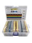 2600pcs 130 Values Resistor Kit  1 Ohm-3m Ohm With 1  1 4w Metal Film 