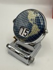 Vintage Globe Desk Calendar Perpetual Metal Month Day Date Top Japan New Nos Vtg