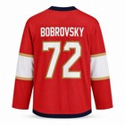 Florida Panthers Sergei Bobrovsky  72 Red Hockey Jersey Adult Large
