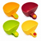 4 Pack Clip On Dip Bowls Plate Sauce Holders Chip Dip Snack Serving Set