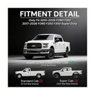 6 5 Inches Running Boards Two-step Side Step Nerf Bar Compatible With 2015-20   