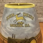 Vintage 1999 John Deere Tractor Table Lamp Shade 7    Tall 10    Wide