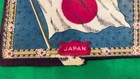 Japan Flag Tobacco Felt Antique 1930s Cigarette Premium 5 5x8  Vintage Flannel