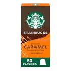 Starbucks - Nespresso Original Line  Caramel Flavored Coffee -  50  Capsules