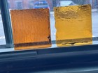 29 Pcs Old Colored Glass   Pressed Glass   Window Replacements  Artist Repurp 