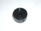 Ced P-k313 Aluminum Knurled 1-1 4  Round Radio Dial Knob Black 1 4  Shaft 1pc
