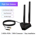 Dual Band Wifi Antennas Desktop Wireless Card Adapter For Intel 9260 Ax200 Ax210