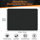 Stove Top Cover For Electric Stove  Covers Gas Burners  Black