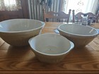 3 Farmhouse Style At Home America Heirloom Pantry Nesting Mixing Bowls Mustard
