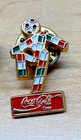 1990 Coca-cola Ciao Italia 90 Soccer Mascot Lapel Pin Enamel Italy W  Gold Pin