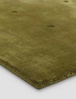 Hand Tufted Wool Area Rug Olive Green Modern Solid Minimalist Living Room Carpet