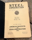 American Institute Steel Construction Aisc Manual 1st Edition 8th Print 1930