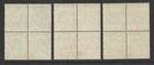 Gb Sg439 441wi 1934 Kgv Photogravure Set Of 3 Blocks Of 4  Inv  Wmk Mint Mlh umm