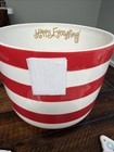 Coton Colors Happy Everything Striped Red Bowl