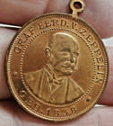 1909  Zeppelin  Balloon  Biplane International Aviation Exposition Medal  S-1070