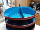 Vintage Lyon Industrial Bench Top 4 Tier Rotating Parts Tool Bin