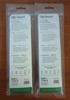 New Gir Reusable Silicone Straw 2 Packs 4 Straws Traveler Size Gray F225