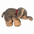 Steiff 7  Trampy Vintage Elephant Pink   Gray Mohair Plush Toy  No Tags