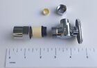  10  1 4 Turn Angle Stop Valve Compression 3 8  Od X 1 2  Cpvc  lead Free Brass 