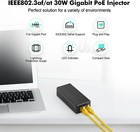Gigabit Poe Injector 30w